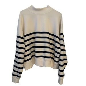 Striped Black and White Sweatshirt